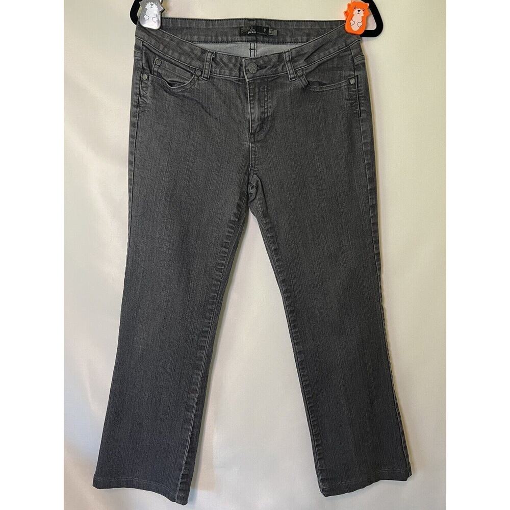 Prana Womens Size 8 Jeans Straight Leg Stretch Gray JADA Style W4JARG314
